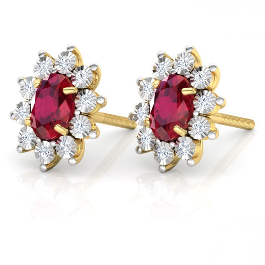 London Lights Amethyst Halo Studs – Auréle & Ivy Joaillerie
